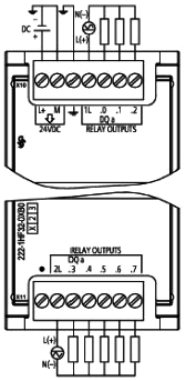 6ES7 222-1HF32-0XB0接线图