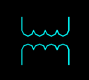 双绕组变压器电气图形符号