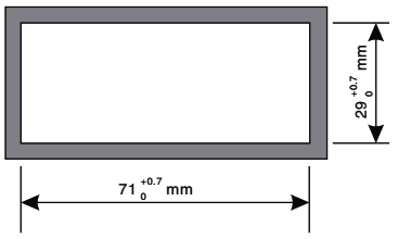 SWP-TC30开孔尺寸