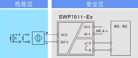 关量输入隔离安全栅接线图