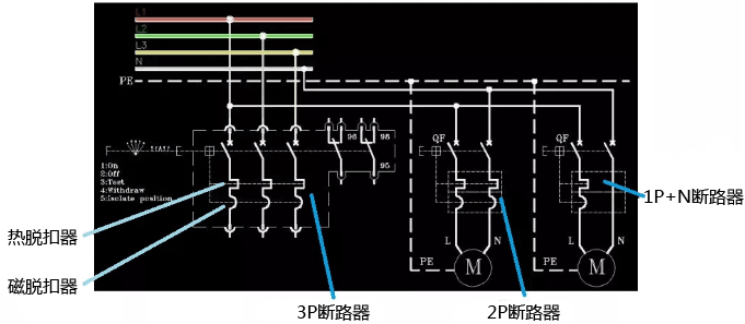 断路器工作原理图