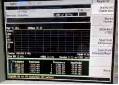 频谱仪谐波测试