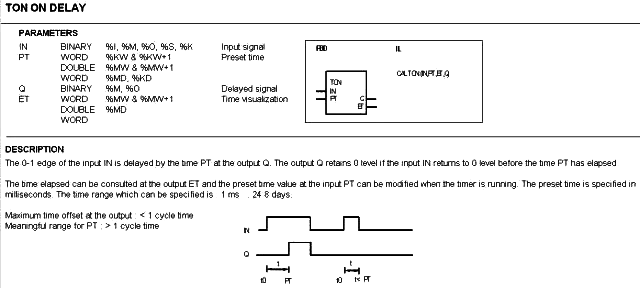 abb PLC的延时模块TON功能说明 abb PLC的延时模块TON功能说明