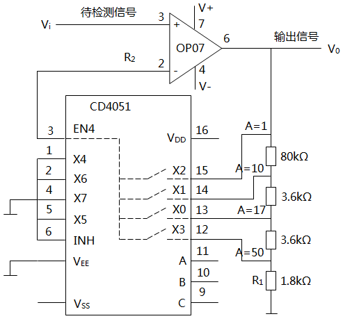 可编程增益放大器原理 可编程增益放大器原理