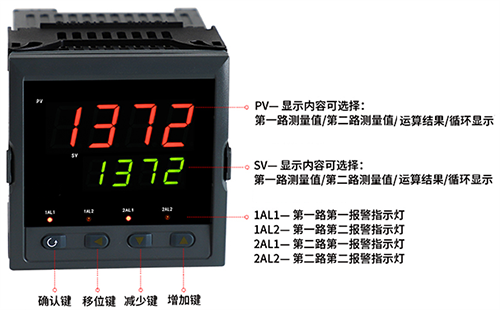 双回路显示控制仪