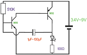 互补型自激振荡电路